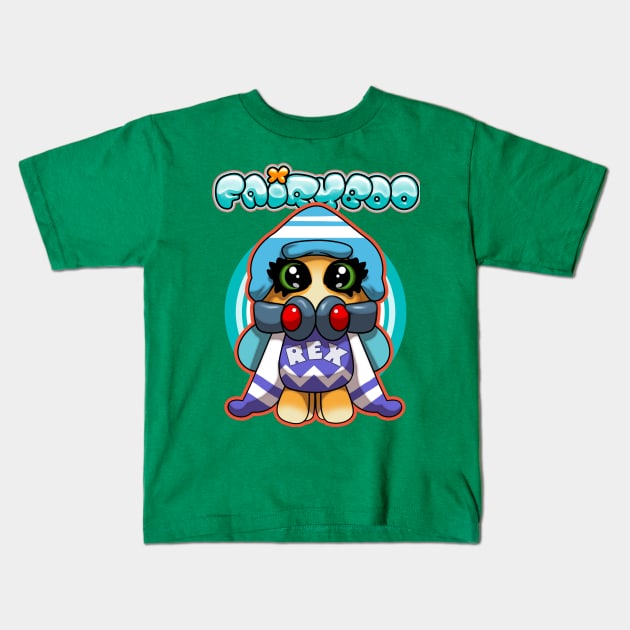 Rex Kids T-Shirt by FairyBOO